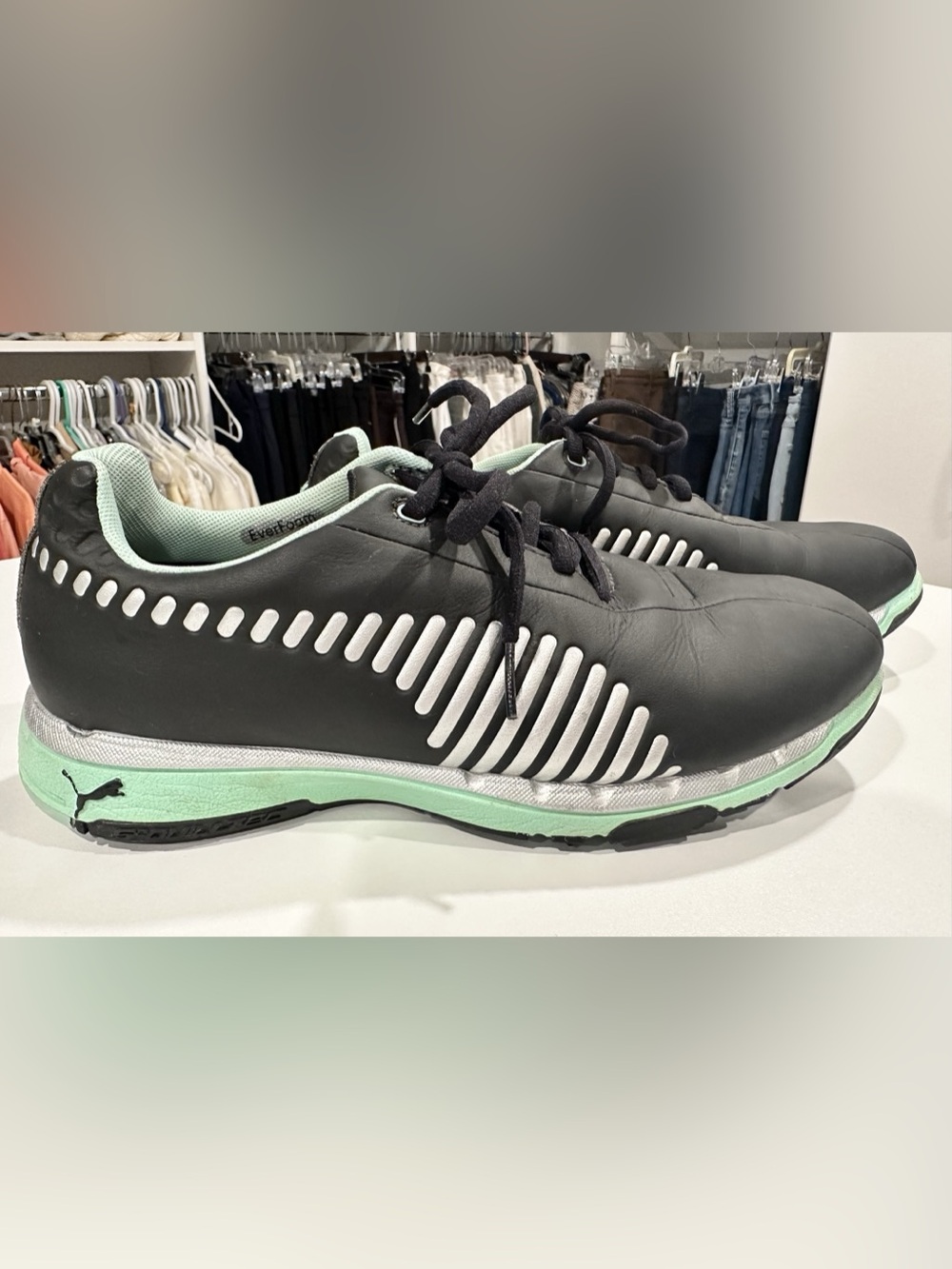 Puma Golf Sneakers Black & Green US 9.5